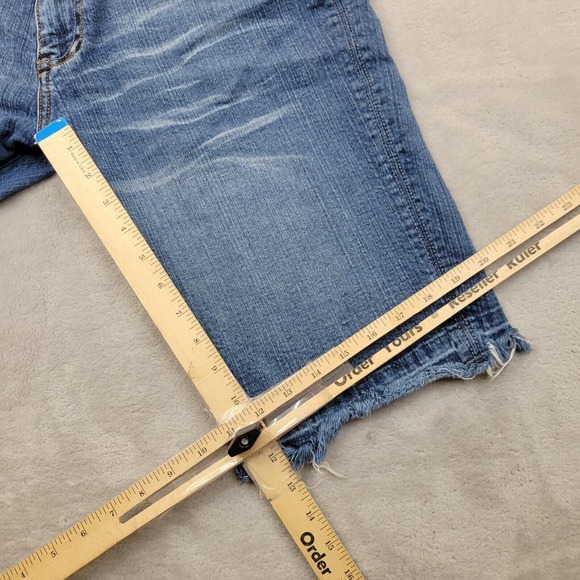 Apple Bottom Jeans Women 14 Shorts Denim Pants Skinny Biker Nelly Vintage Y2K - Picture 7 of 7